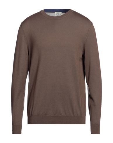 Mqj Man Sweater Cocoa Size 44 Wool, Acrylic In Beige