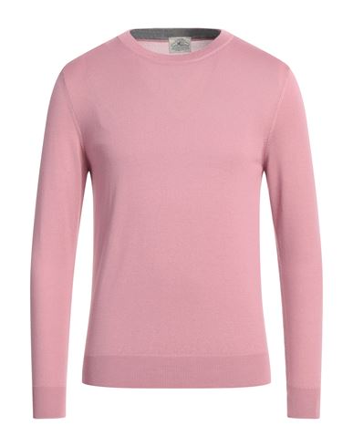 Mqj Man Sweater Pastel Pink Size 38 Wool, Acrylic