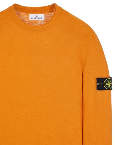 Stone island clearance orange crew neck