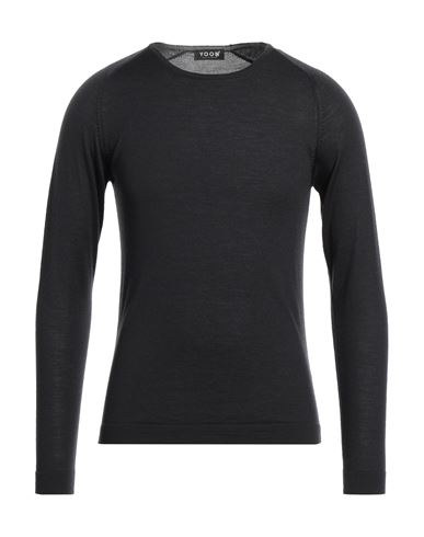 Yoon Man Sweater Lead Size 50 Merino Wool In Grey