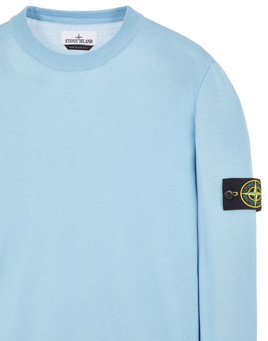 Baby blue cheap stone island sweatshirt