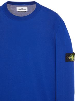 Blue stone island store sweater