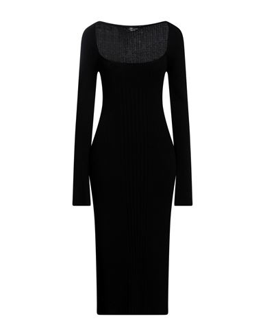 Blumarine Woman Midi Dress Black Size 6 Wool