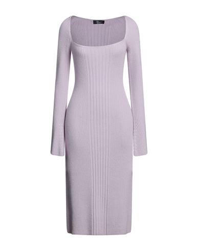 Blumarine Woman Midi Dress Lilac Size 6 Wool In Purple
