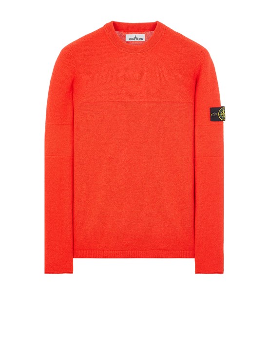  STONE ISLAND 524A3 Sweater Man Lobster Red