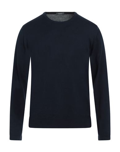 Shop Rossopuro Man Sweater Midnight Blue Size 4 Cotton