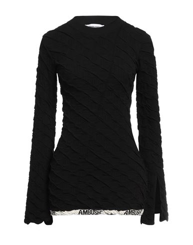 Ambush Woman Sweater Black Size S Cotton, Polyamide, Elastane