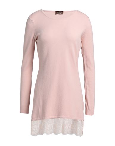 Baldisseri Woman Sweater Light Pink Size 8 Wool, Cashmere, Nylon, Elastane