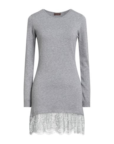 Baldisseri Woman Sweater Grey Size 6 Wool, Cashmere, Nylon, Elastane