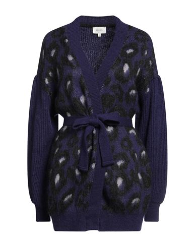 Kocca Woman Cardigan Purple Size M Acrylic, Polyamide, Mohair Wool