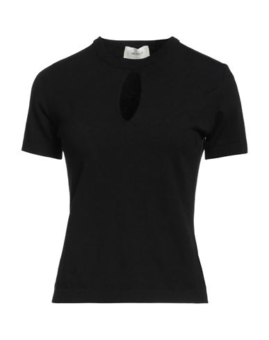 Vicolo Woman Sweater Black Size Onesize Viscose, Polyester, Polyamide