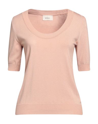 Vicolo Woman Sweater Blush Size Onesize Viscose, Naia Acetate, Elastane In Pink