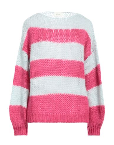 Vicolo Woman Sweater Fuchsia Size Onesize Acrylic, Mohair Wool, Polyamide In Pink
