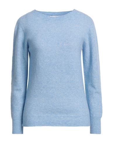 Akemi Woman Sweater Light Blue Size 8 Polyamide, Wool, Baby Alpaca Wool, Elastane