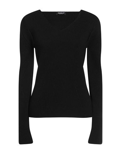 Dondup Woman Sweater Black Size 8 Wool
