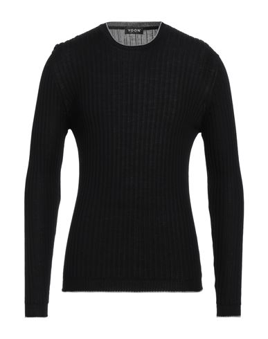 Yoon Man Sweater Black Size 46 Virgin Wool
