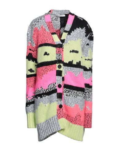 Philosophy Di Lorenzo Serafini Woman Cardigan Grey Size 6 Polyamide, Cotton, Mohair Wool, Wool