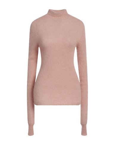 Philosophy Di Lorenzo Serafini Woman Turtleneck Blush Size 8 Mohair Wool, Wool, Polyamide, Elastane In Pink