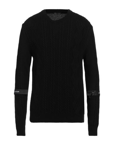 Alessandro Dell'acqua Man Sweater Black Size S Viscose, Polyamide, Wool, Cashmere