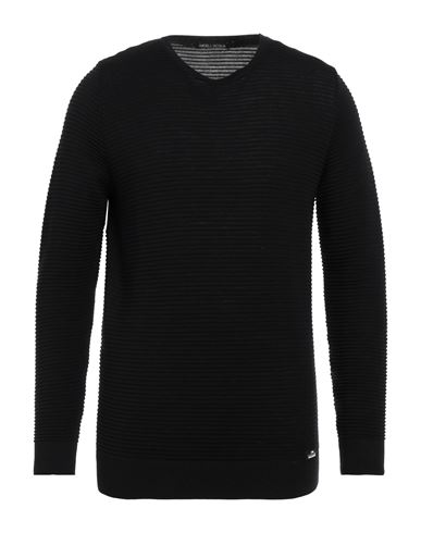 Alessandro Dell'acqua Man Sweater Black Size S Merino Wool, Dralon