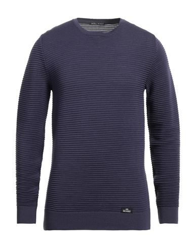 Alessandro Dell'acqua Man Sweater Purple Size M Merino Wool, Dralon