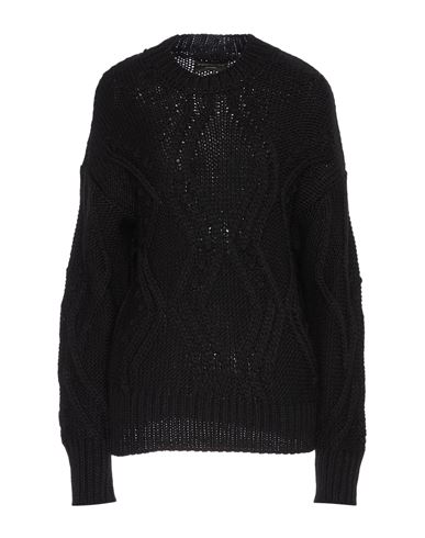 Angela Mele Milano Woman Sweater Black Size Onesize Acrylic, Viscose, Wool, Alpaca Wool