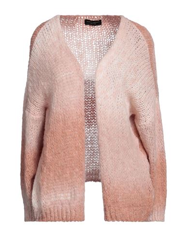 Angela Mele Milano Woman Cardigan Blush Size Onesize Acrylic, Wool, Polyamide In Pink