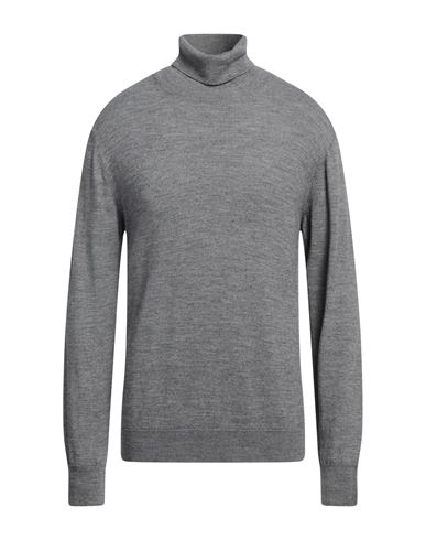 Officina 36 Man Turtleneck Grey Size Xxl Merino Wool, Acrylic