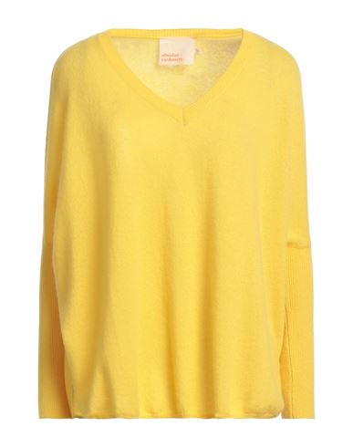 Absolut Cashmere Woman Sweater Yellow Size M Cashmere