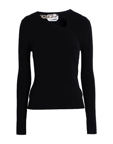 Anna Molinari Blumarine Woman Sweater Black Size 4 Viscose, Polyamide, Wool