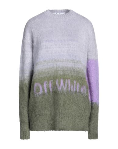 Shop Off-white Woman Sweater Lilac Size 2 Mohair Wool, Polyamide, Wool In Purple