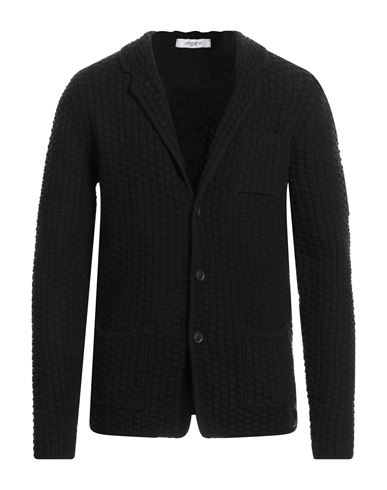 Ungaro Man Cardigan Black Size 42 Wool, Polyester