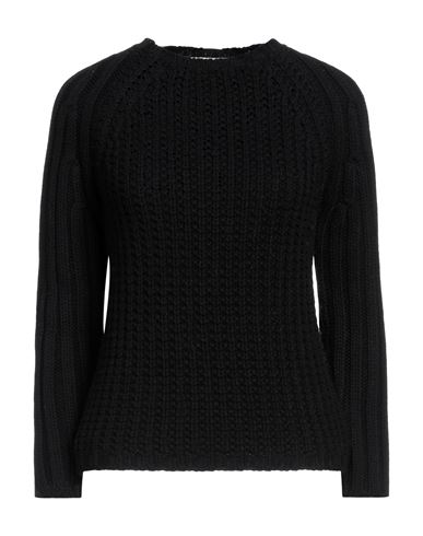 Slowear Woman Sweater Black Size 8 Virgin Wool
