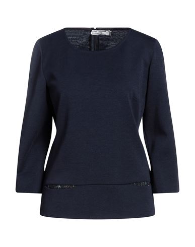 Sartoria Milanese Woman Sweater Midnight Blue Size 12 Wool
