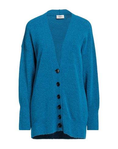 Barena Venezia Barena Woman Cardigan Azure Size M Alpaca Wool, Polyamide, Wool, Elastane In Blue