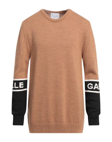 Gaelle Paris Gaëlle Paris Man Sweater Camel Size Xl Acrylic, Polyester In Beige