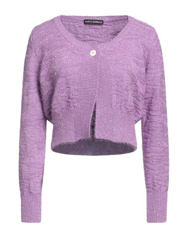 Marco Rambaldi Tinsel-detail Knit Cardigan In Purple