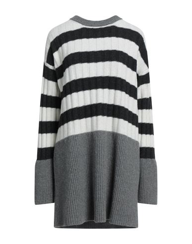 Semicouture Woman Sweater White Size L Wool, Polyamide