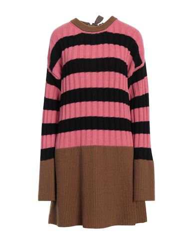 Semicouture Woman Sweater Magenta Size L Wool, Polyamide