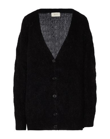 Vicolo Woman Cardigan Black Size Onesize Mohair Wool, Polyamide, Elastane