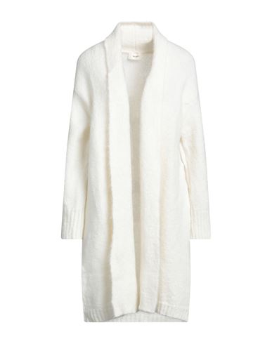 Vicolo Woman Cardigan Off White Size Onesize Mohair Wool, Polyamide, Elastane