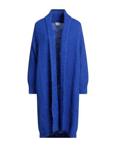 Vicolo Woman Cardigan Bright Blue Size Onesize Mohair Wool, Polyamide, Elastane
