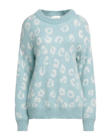 Vicolo Woman Sweater Sky Blue Size Onesize Acrylic, Mohair Wool, Polyamide