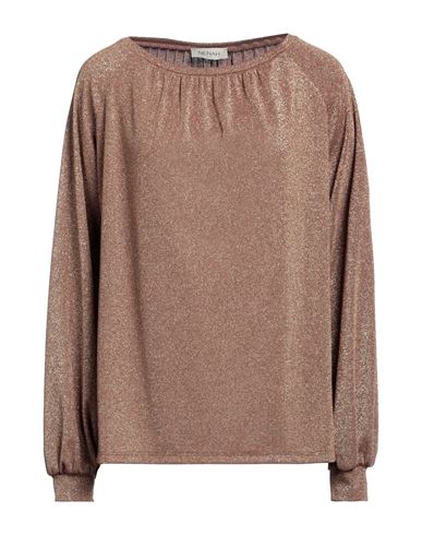 Nenah Woman Sweater Copper Size L Viscose, Polyester, Nylon, Elastane In Orange
