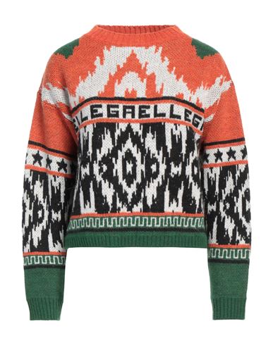 GAELLE PARIS GAËLLE PARIS WOMAN SWEATER RUST SIZE 1 ACRYLIC, POLYESTER, POLYACRYLIC, WOOL, VISCOSE 