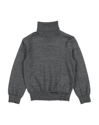 Shop Dsquared2 Toddler Boy Turtleneck Grey Size 6 Wool, Acrylic