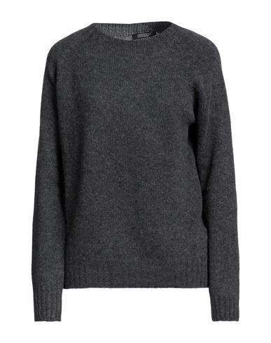 Aragona Woman Sweater Lead Size 6 Wool, Cashmere In Grey