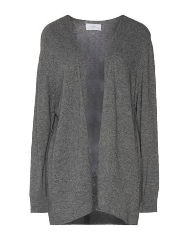 Soallure Woman Cardigan Grey Size S Polyamide, Wool, Viscose, Cashmere