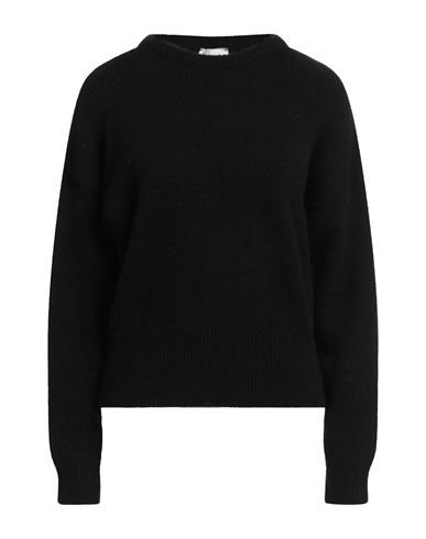 Vicolo Woman Sweater Black Size Onesize Polyamide, Acrylic, Wool, Mohair Wool, Elastane In Black