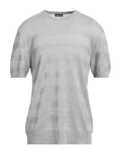 Van Laack Man Sweater Grey Size 44 Linen In Gray